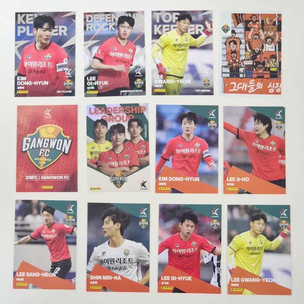 サッカーカードまとめ売り 2025 K リーグ Panini パニーニ （ 江原₍カンウォン) FC まとめ