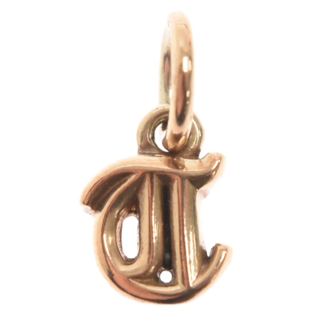 CHROME HEARTS (クロムハーツ) 22K ALPHABET CHARM/アルファベットチャーム Tイニシャルチャーム/ゴールド ネックレストップ - メルカリ