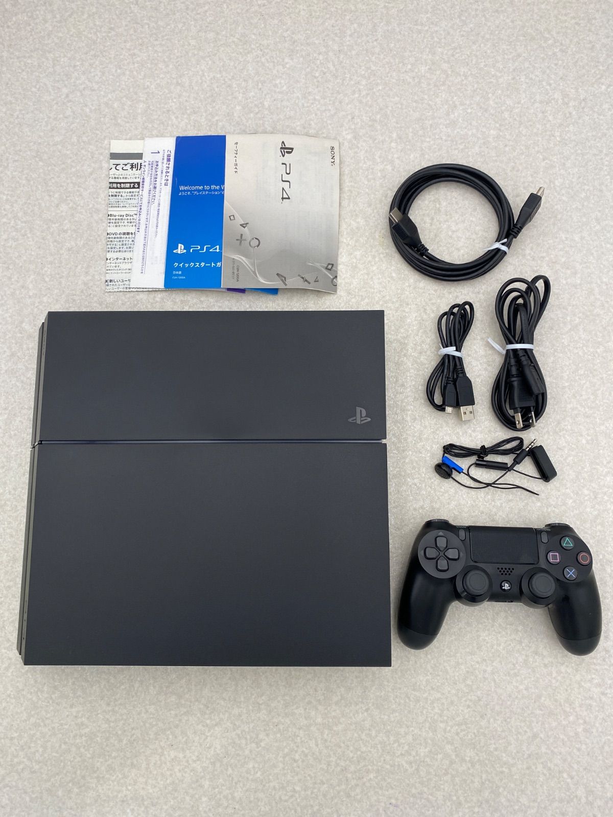 PlayStation 4 ジェット・ブラック (CUH-1200AB01) 動作品