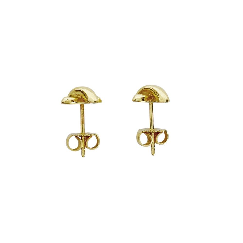 Tiffany&Co ティファニー 750YG K18 クロスステッチ ピアス