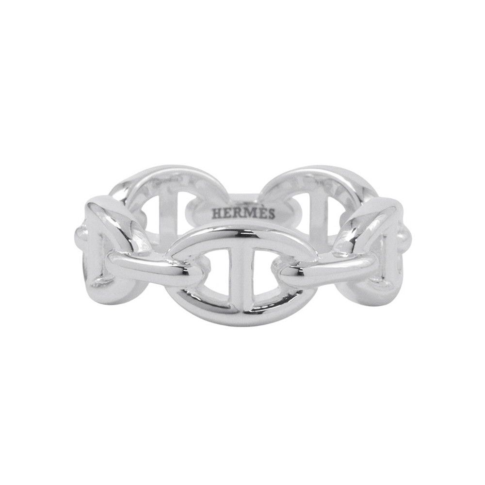 エルメス アンシェネPM リング シェーヌダンクル シルバー SV925 #53