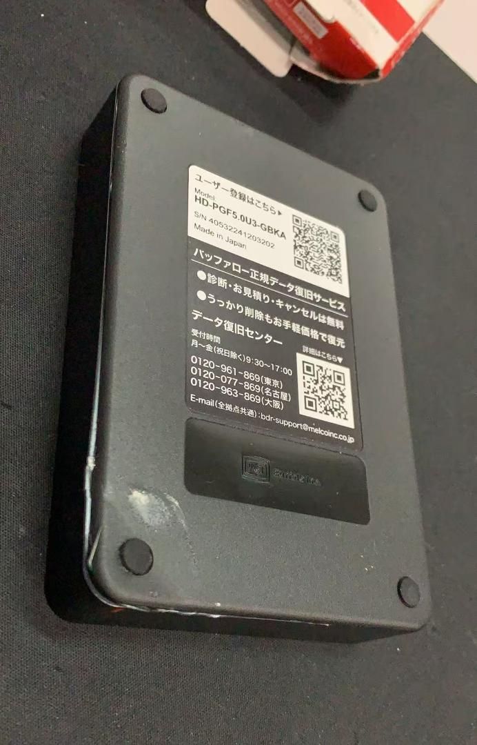 BUFFALO USB3.1(Gen.1)対応 HDD 5TB 動作確認済み 920594 - メルカリ