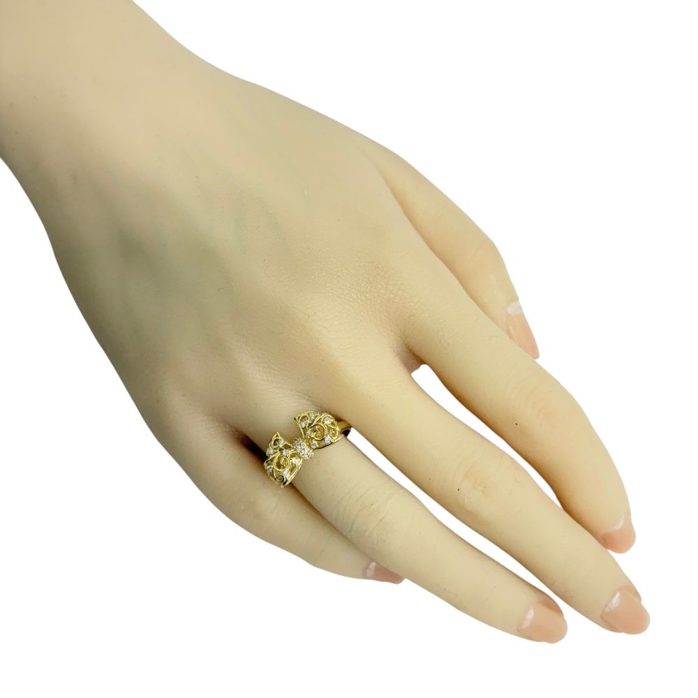 ポンテヴェキオ リング 指輪 12.5号 18金 K18イエローゴールド ダイヤモンド レディース Ponte Vecchio ポンテヴェキオ