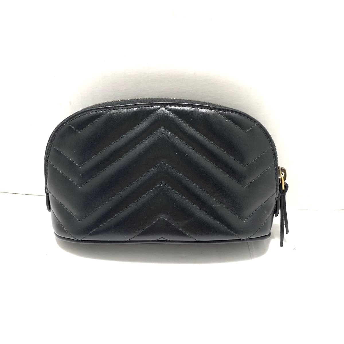 GUCCI ブラック レザーポーチ 【型番】625544 【公式通販】