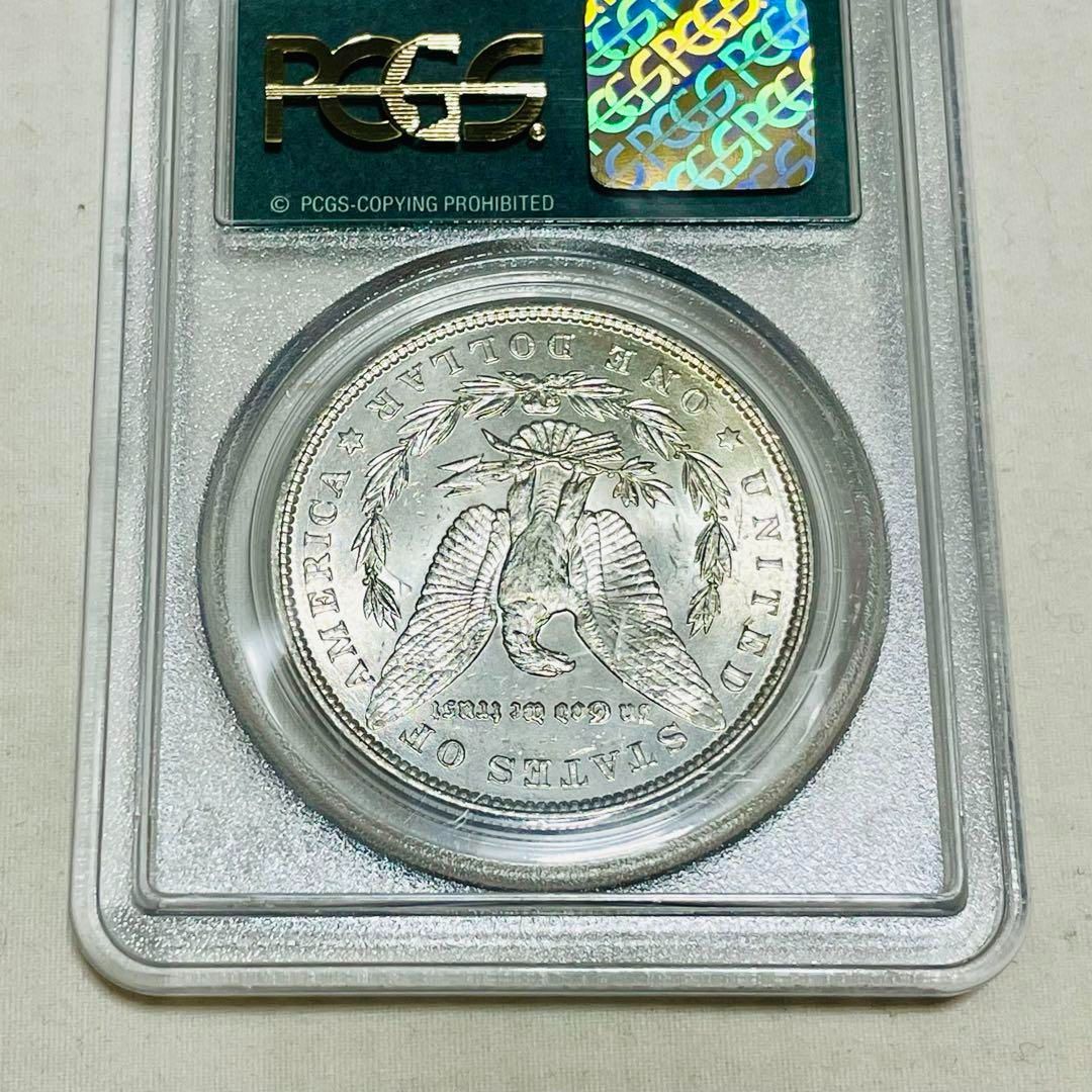 PCGSグレード1887 アメリカ モルガンダラー銀貨MS63 ＄1 オールドグリーンホルダー