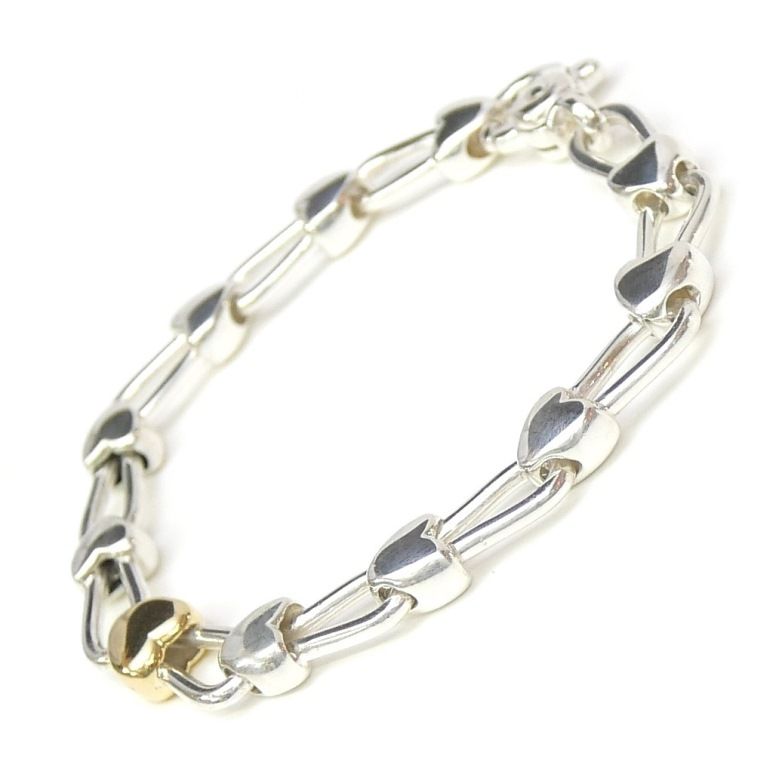 ティファニー TIFFANY&Co. ブレスレット ハートロックチェーン