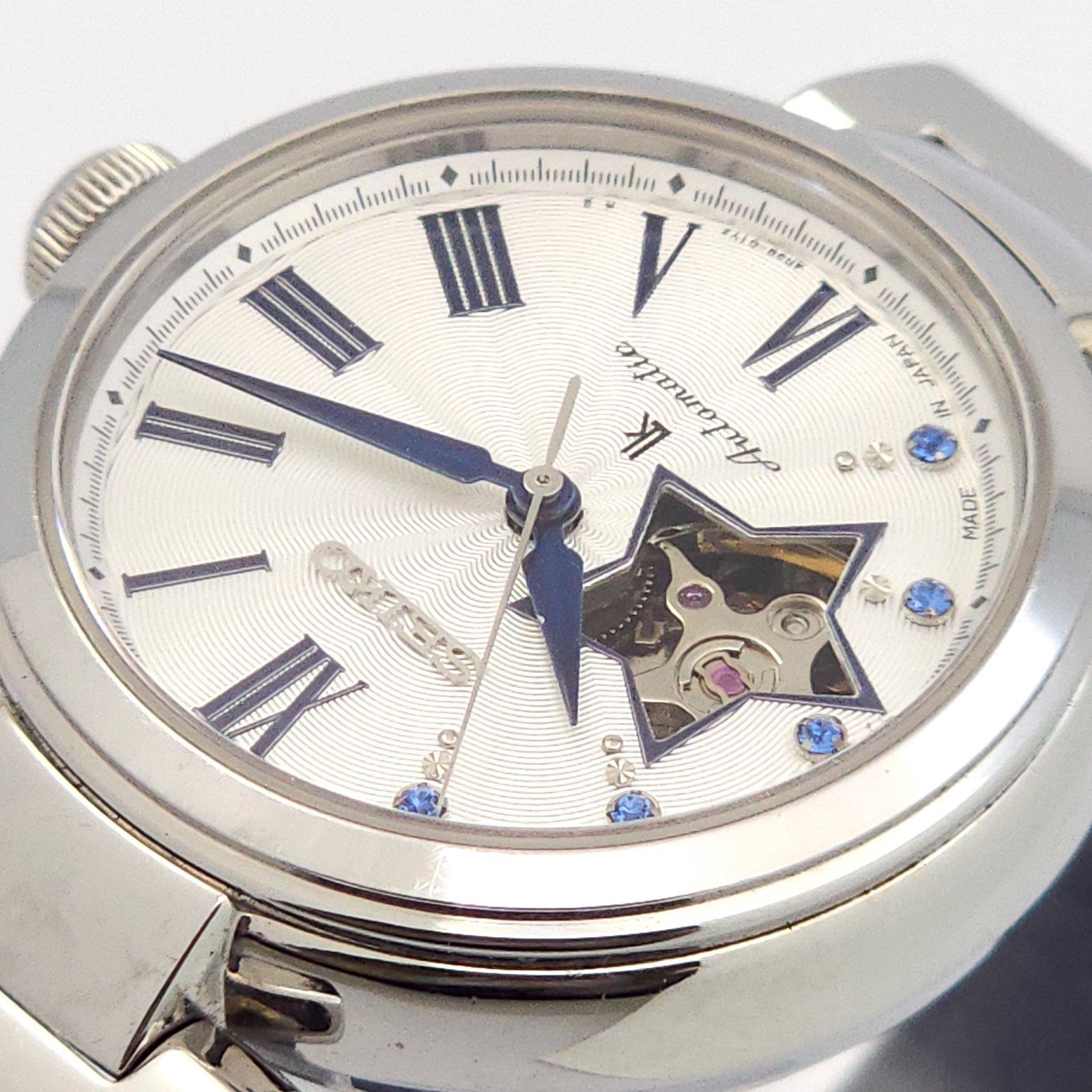 SEIKO ルキア 自動巻き オープンハート 4R38-01C0 レザーバンド SEIKO ルキア 自動巻き オープンハート 4R38-01C0 レザーバンド