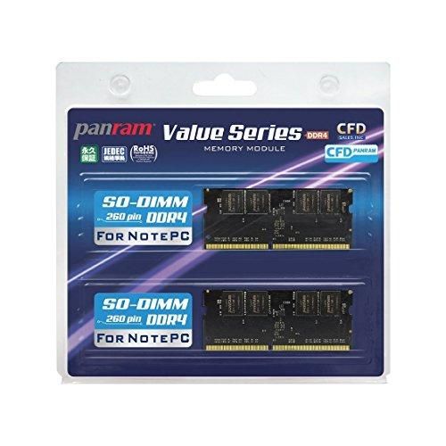 【新品・2営業日で発送】CFD シー・エフ・デー販売 W4N2666PS-16G ノートPC用メモリ PC4-21300 16GB×2枚 260pin(W4N2666PS-16G)