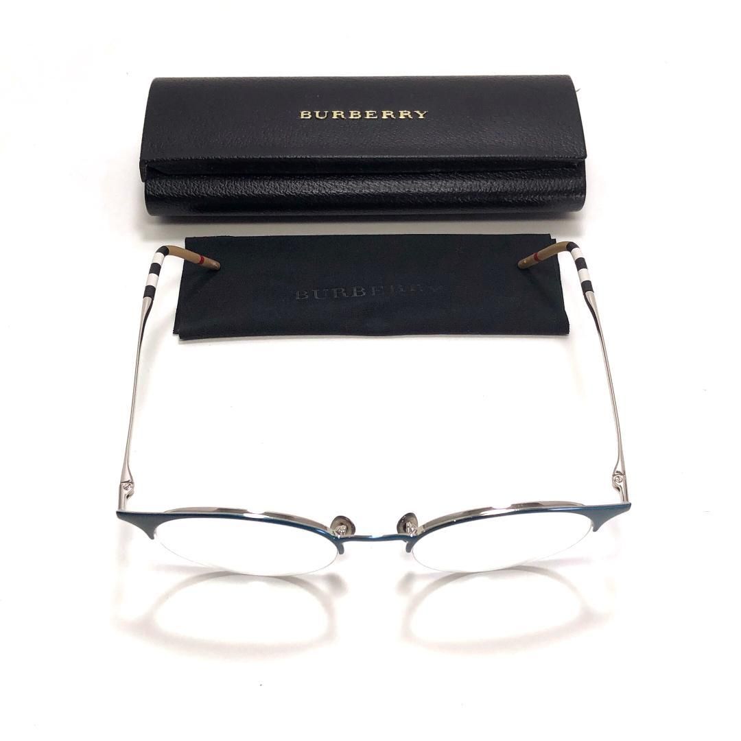 ケース付き BURBERRY バーバリー 眼鏡フレーム BE1328 51□20 140 アセテート ノバチェック ブラック
