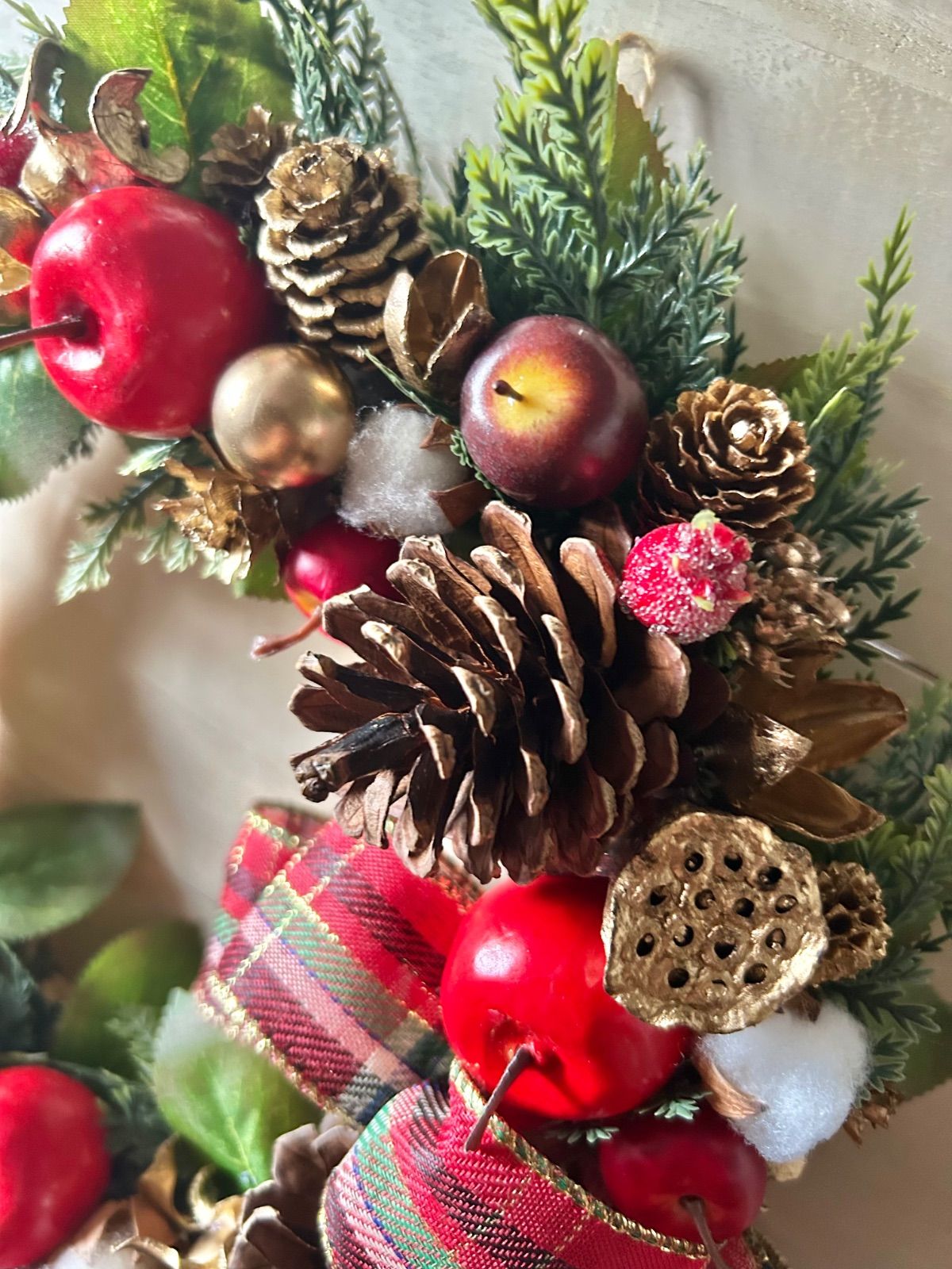 クリスマスリース 7-138 クリスマスリース Xmas Christmas ドアリース 玄関リース