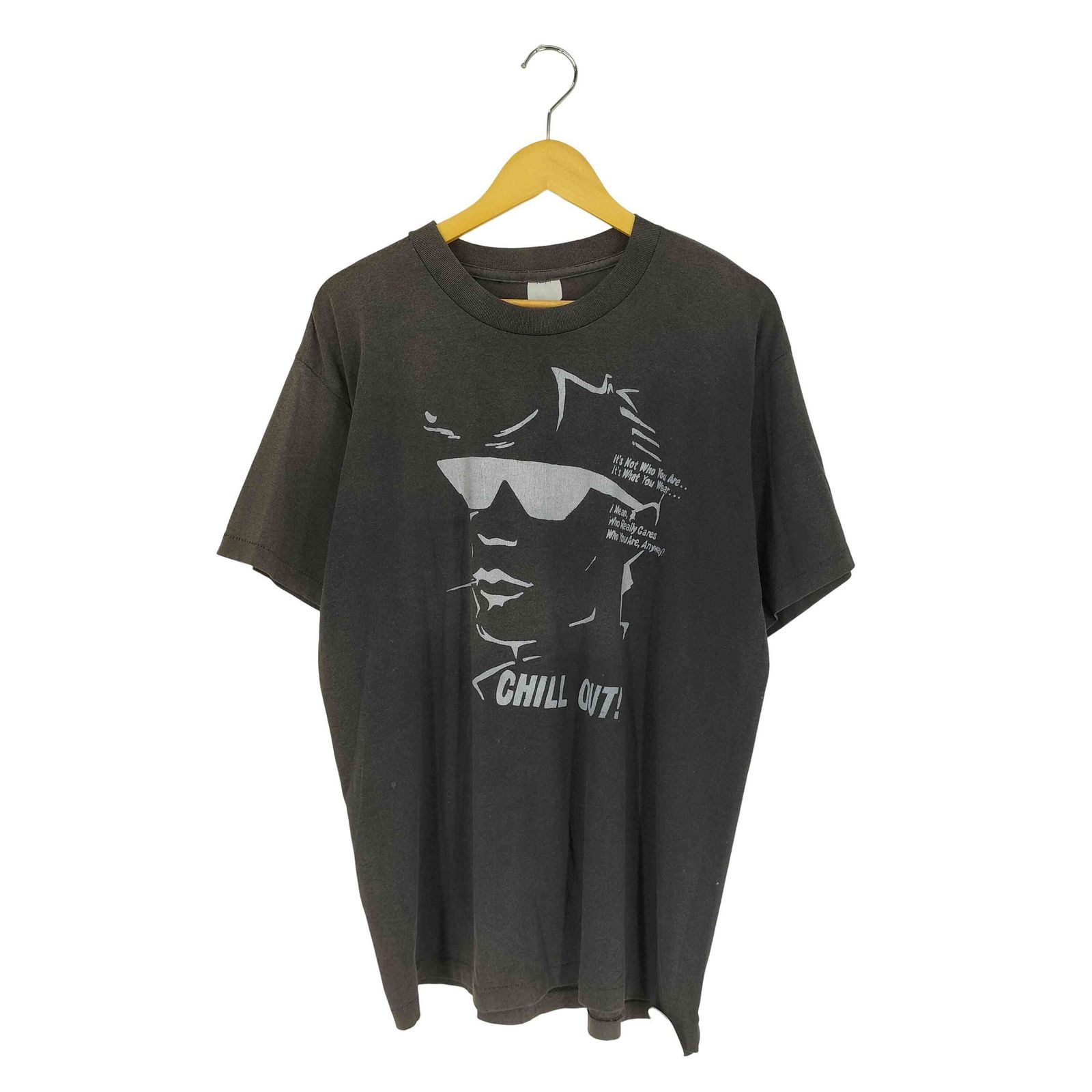 ユーズドフルギ USED古着 {{50'S}} 80-90s USA製 シングルステッチ アーティストプリントTシャツ メンズ import：XL 