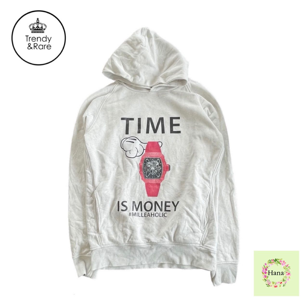 Trendy&Rare トレンディ&レア プルオーバー パーカー フード付き 