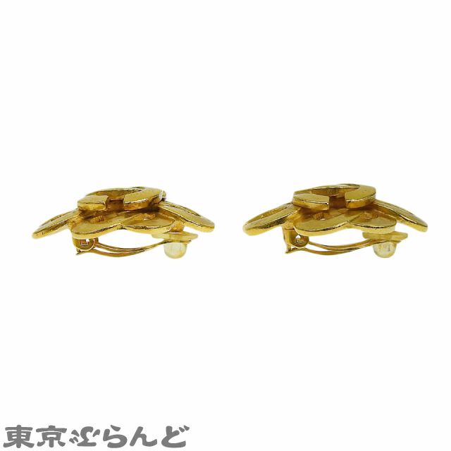 シャネル】97P ヴィンテージ ココマーク ラウンド ピアス