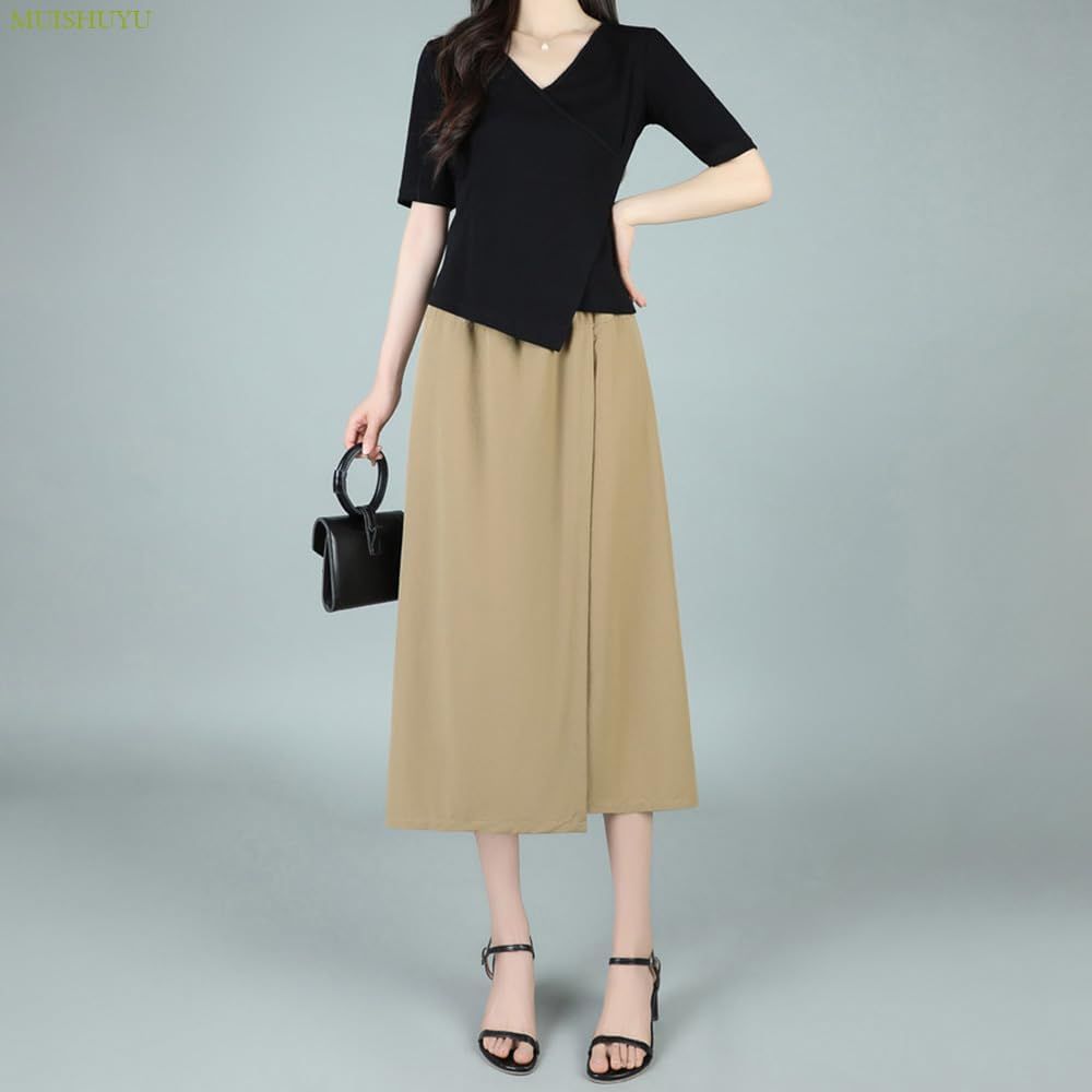 MM6 レディース　ワイドパンツ　ガウチョパンツ クーポン】【セール41%OFF】ワイドパンツ レディース ガウチョ