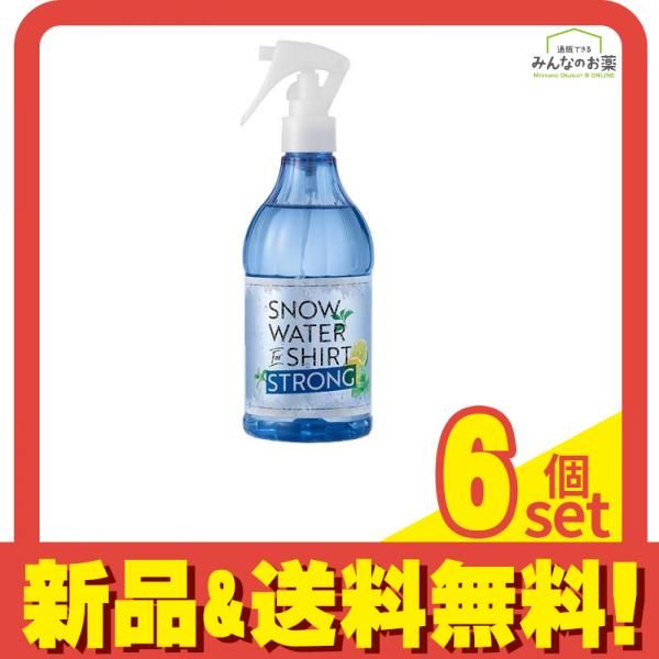 スノーウォーターForシャツ ストロングA アイスシトラス スプレー付き本体 350mL 6個セット まとめ売り