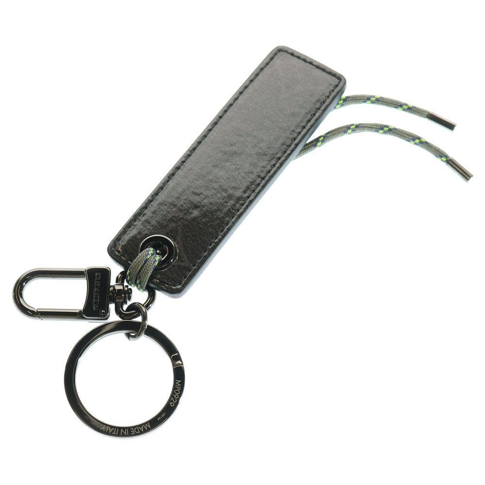 LOUIS VUITTON ルイヴィトン ポルトクレ タグモノグラムフルオ バッグチャーム キーホルダー ブラック MP0929