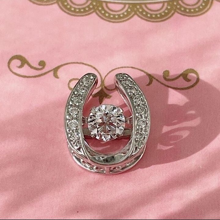 pt900/850 0.3ct ダイヤモンドネックレスペンダントトップ - ゆいたん