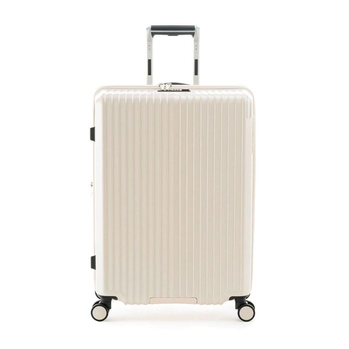 4営業日で発送 A.L.I ALI07524W スーツケース ジッパータイプ 75L 拡張機能付き マットバニラ ALI-075-24W