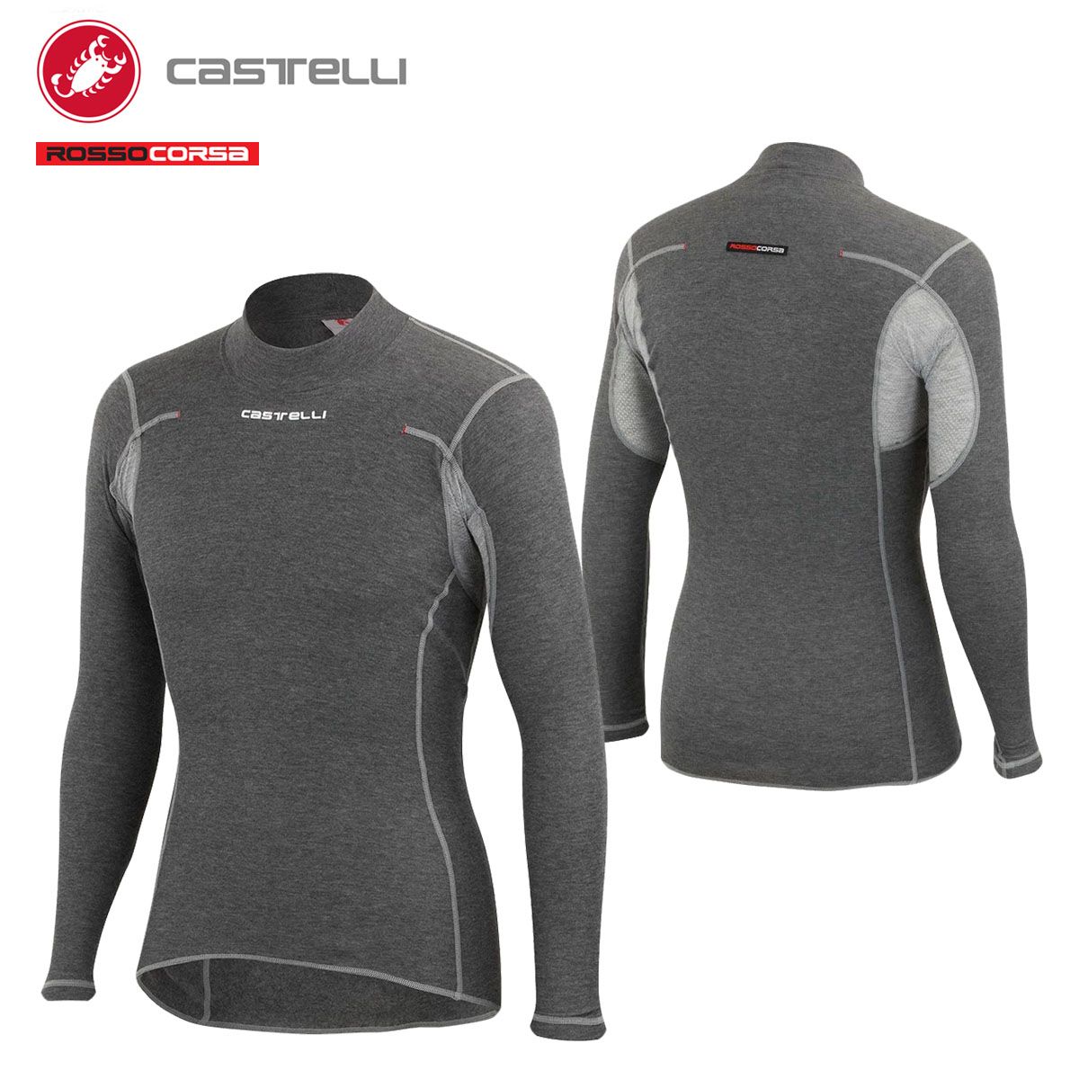 CASTELLI 14531 FLANDERS WARM LONG SLEEVE カステリ フランダース ウォーム 長袖ベースレイヤー