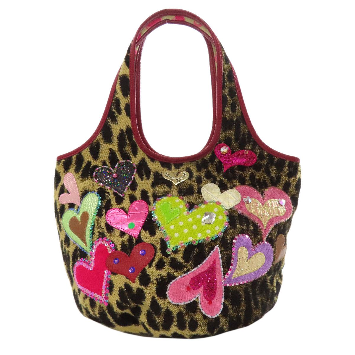 thinkbee シンクビー ハートモチーフ トートバッグ キャンバス レディース