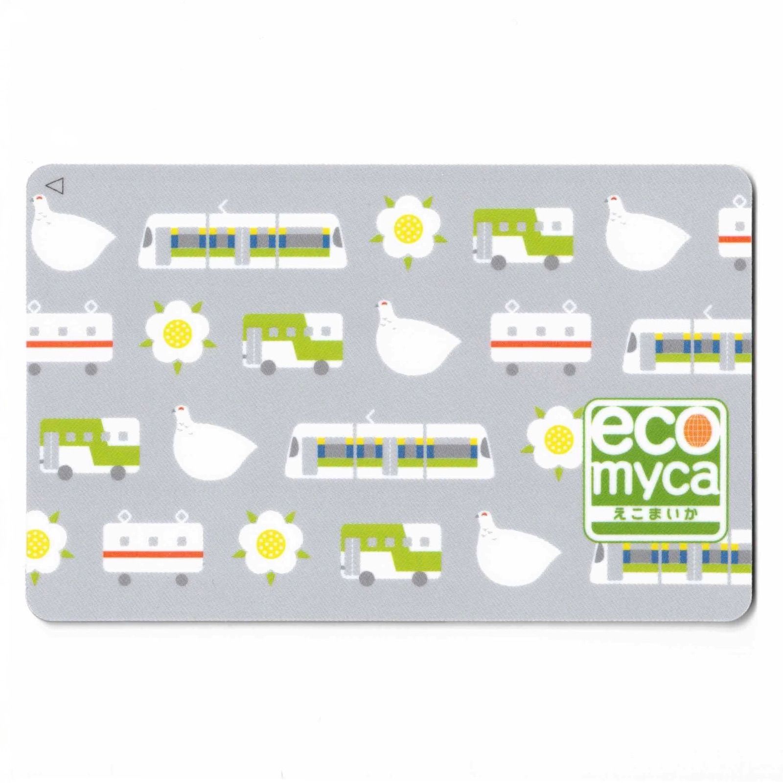 ecomyca（えこまいか） 鳥柄 富山県 ローカル交通系ICカード 富山地方