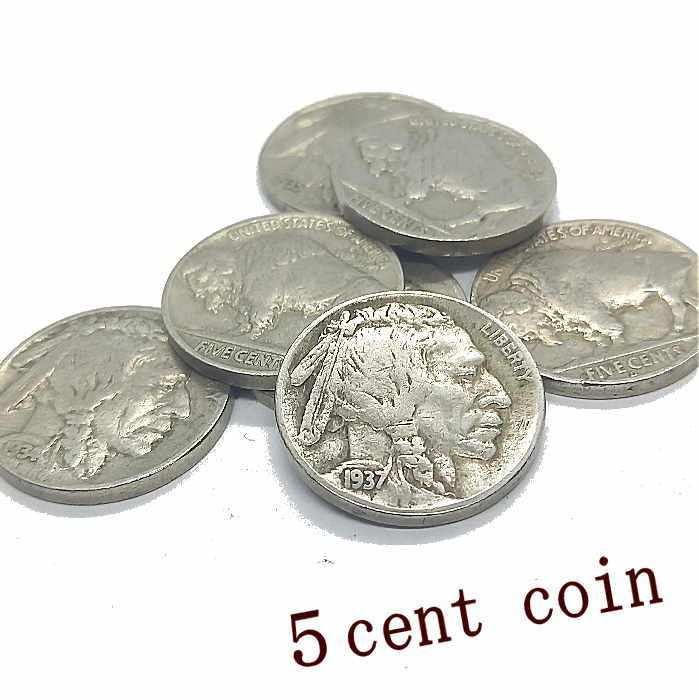 coin-4□5セントコイン インディアン&バッファロー【1930～1937年