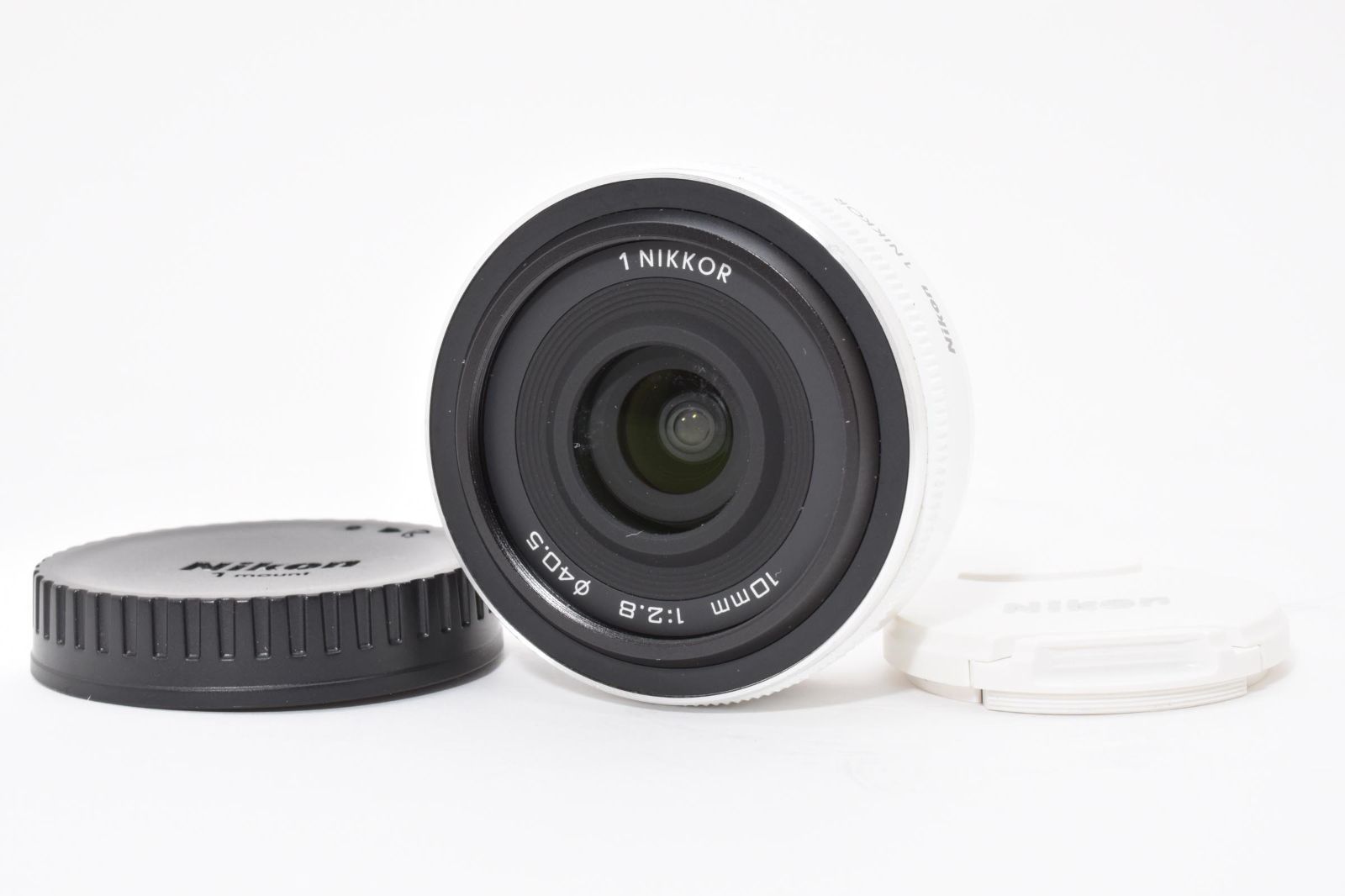 ニコン Nikon 1 NIKKOR 10mm F2.8 ホワイト 前後キャップ付属 LL38 5711
