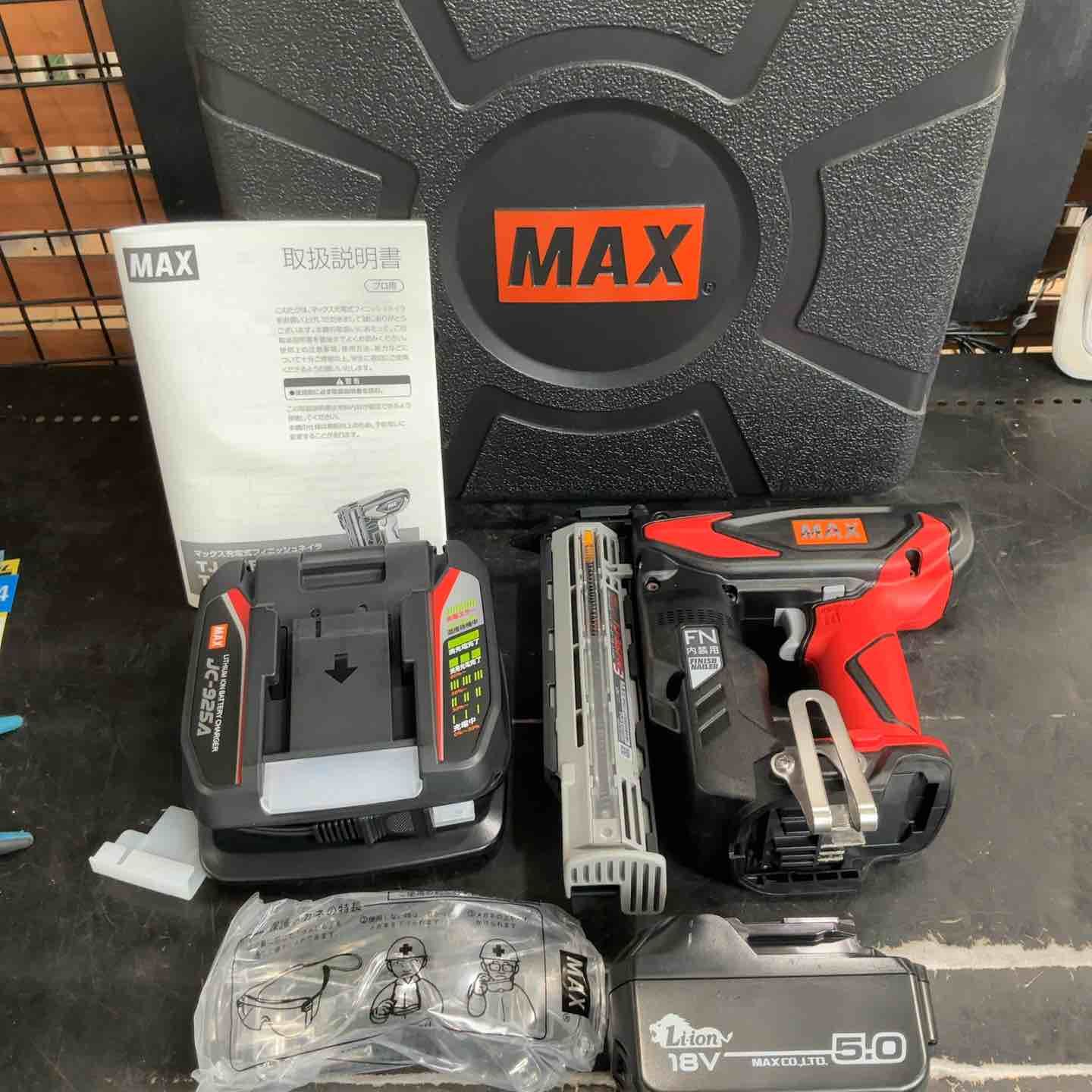 マックス MAX コードレスフィニッシュネイラ TJ-35FN3-BC|1850A 草加店