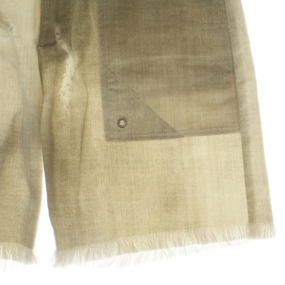 FENDI (フェンディ) 23SS Bermudas Beige denim trouserss