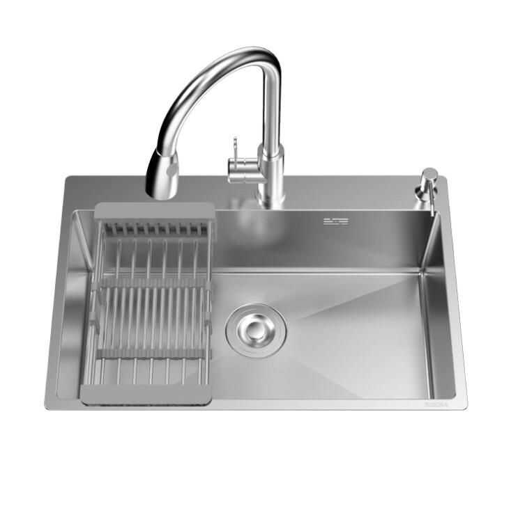 680*450*220MMキッチン304ステンレス製流し台