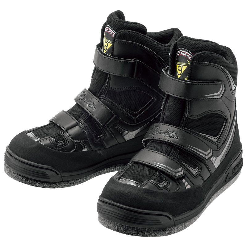 がまかつ Gamakatsu フェルトスパイクシューズ パワータイプ GM-4514 ブラック×ブラック LL