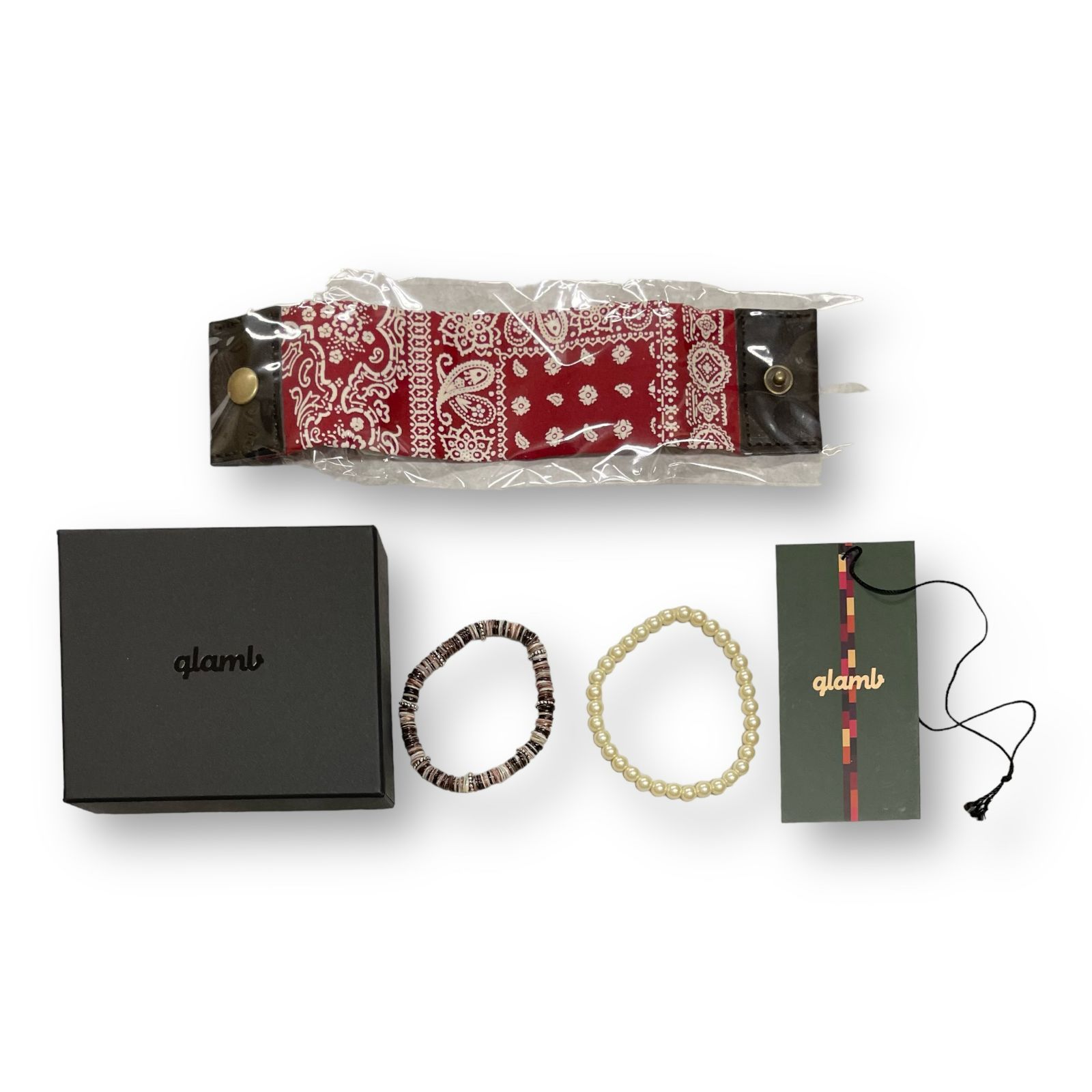 定価16500円 未使用 glamb Bandana Bracelet Kit バンダナ