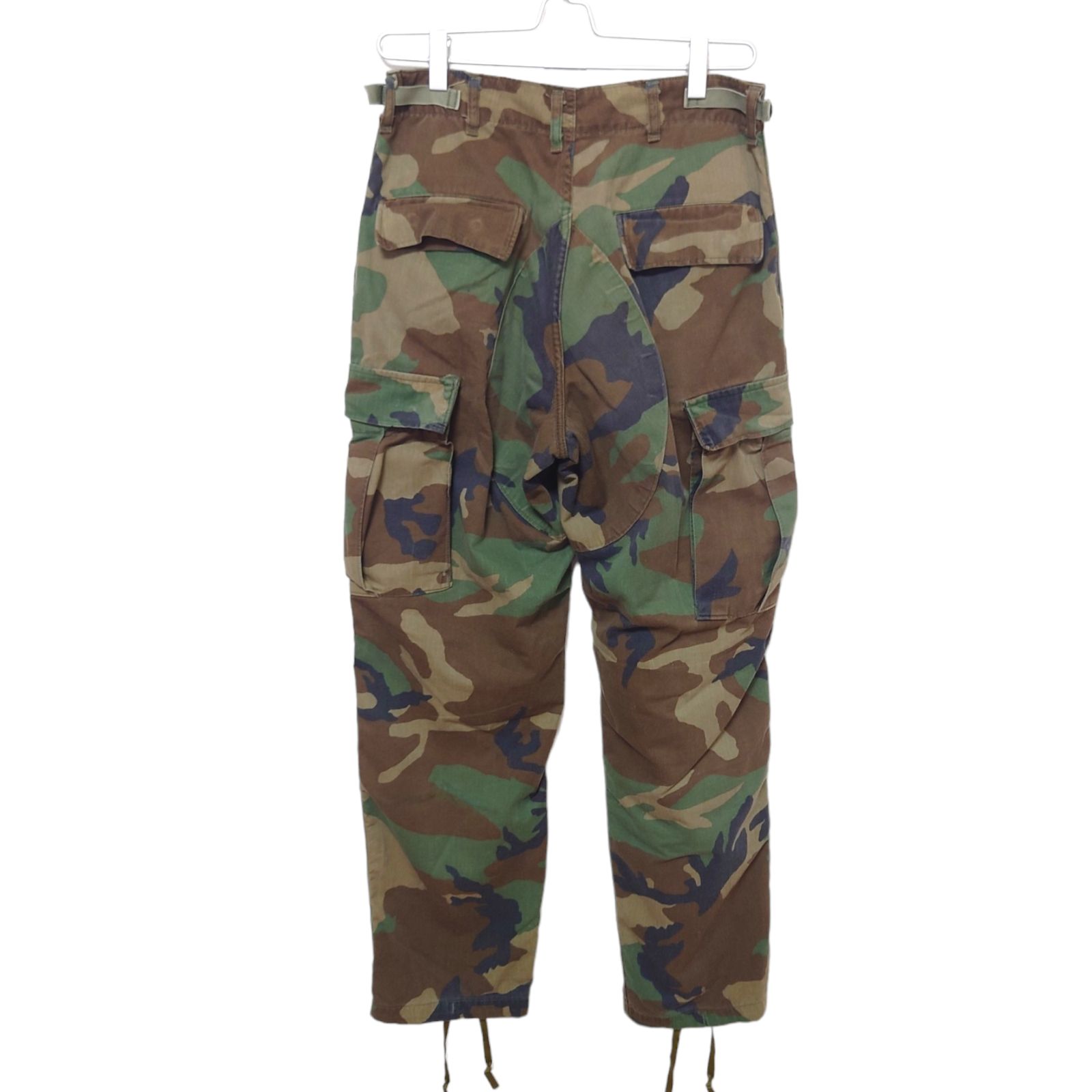 US ARMY】米軍 実物 80's ウッドランドカモ BDU カーゴパンツ S
