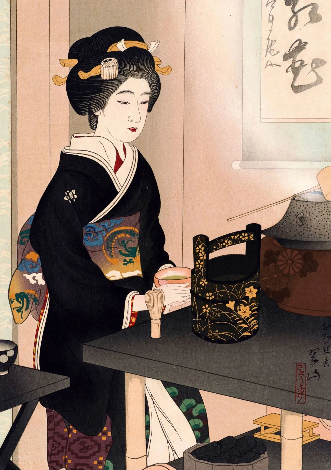 美人画 兵庫画家 三木翠山 二重箱 共箱 栖鳳門下で美人画に独自の境地を開いた三木翠山 - UAG美術家