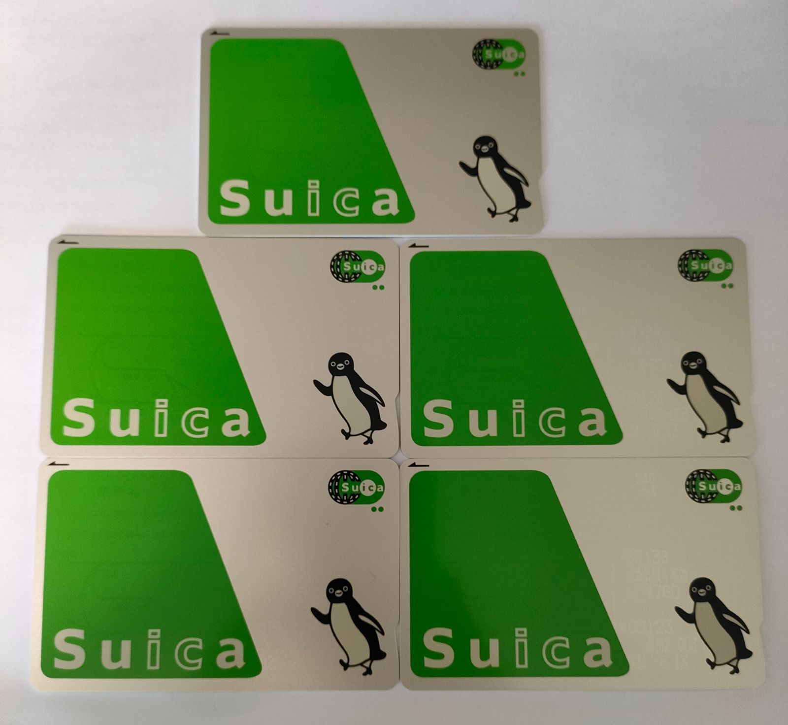 未使用 無記名Suica スイカカード 5枚 - メルカリ
