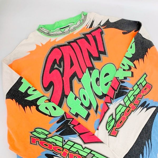 SAINT MICHAEL 24SS LS TEE/SAINT RACING レーシング Tシャツ 長袖 