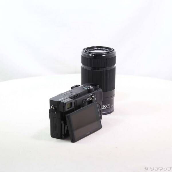 〔 品〕 α6400 ILCE 6400 Y ダブルズームレンズキット ブラック 377