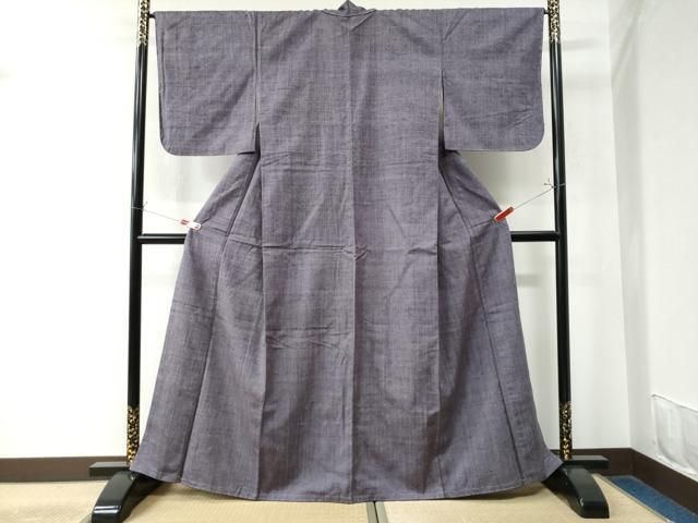 平和屋着物■極上　夏物　紗紬　十字絣　灰色地　逸品　CZAA3169s5 平和屋オンライン｜リユースでサステナブル｜茶系中古着物コレクション