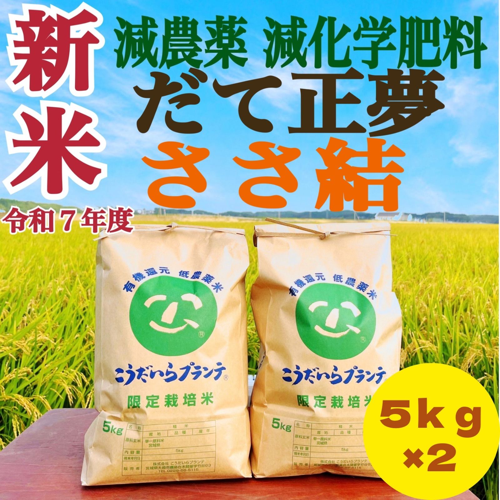 食品 【新米】令和7年度 農家直送！減農薬米