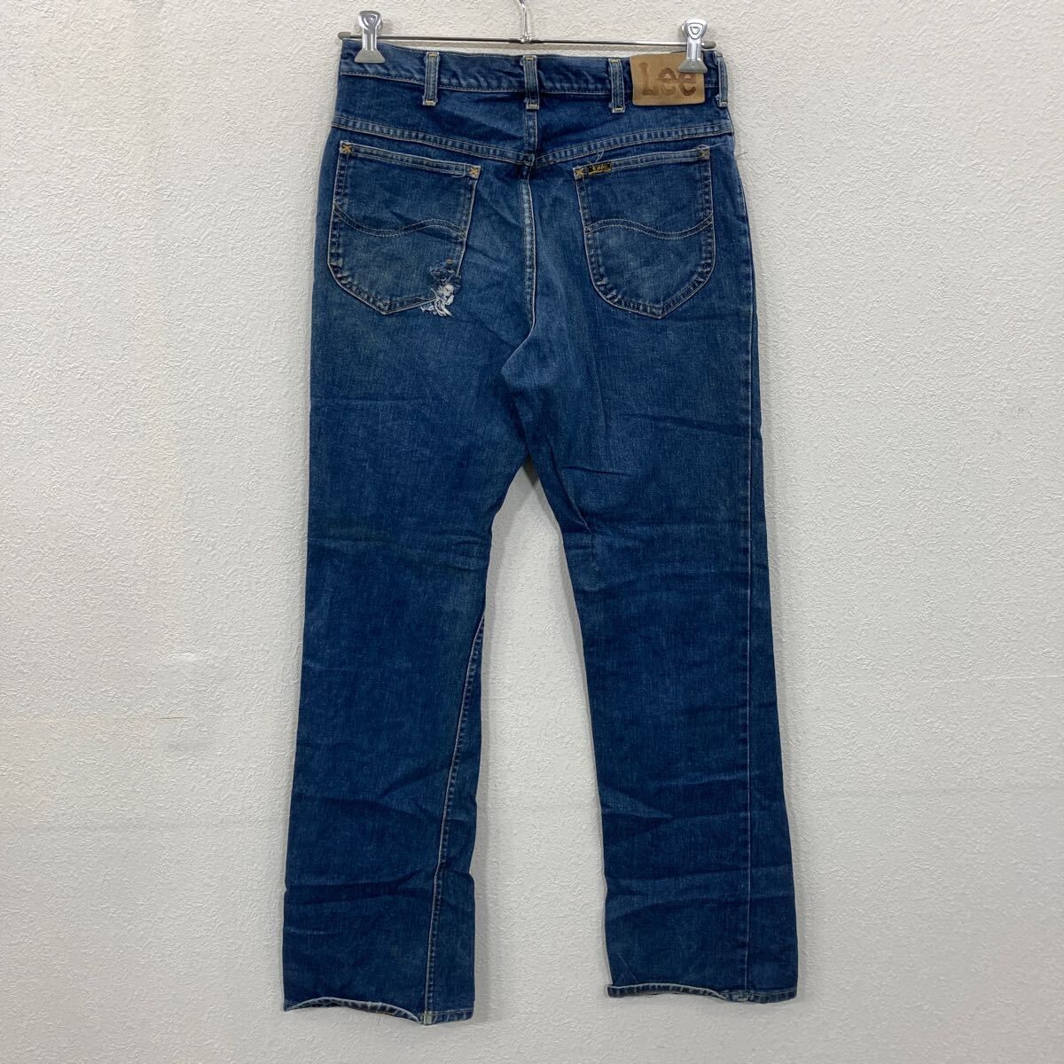 Lee デニムパンツ W33 インディゴブルー リー ジップアップ 