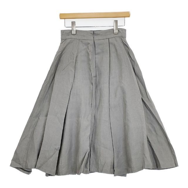 ebure リネン タック スカート グレー レディース エブール 5-0921M∞