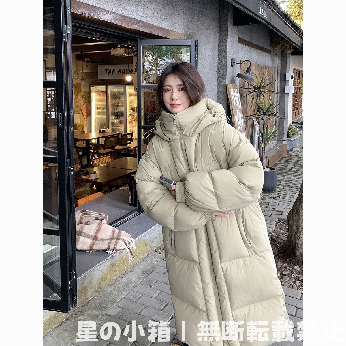 新品 未使用 2025年新作 極寒対策ロングダウンコート 過膝丈 90 