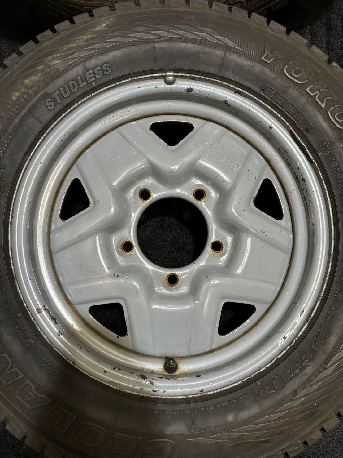 ☆175/80R16 YOKOHAMA/i/TS G-073 14年製 スズキ JB23 ジムニー 純正 