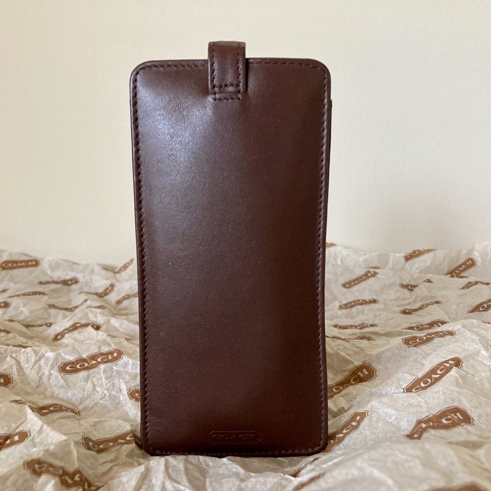 オールドコーチ　希少レア　 メガネケース ダークブラウン　美品 オールドコーチ 希少レア メガネケース ダークブラウン 美品 COACH