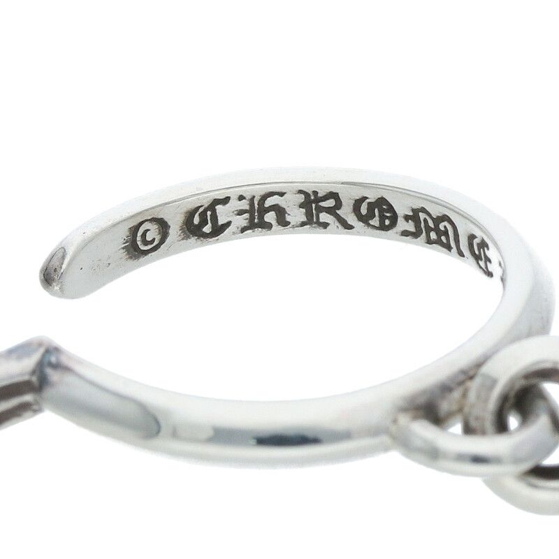 クロムハーツ TINY CH CROSSタイニーCHクロスフープ シルバーピアス CHROME HEARTS（クロムハーツ） TINY CH CROSS タイニーCHクロスフープ