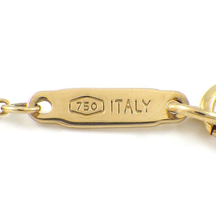 ティファニー Tiffany & Co. ネックレス ツイスト ボウ リボン K18YG  