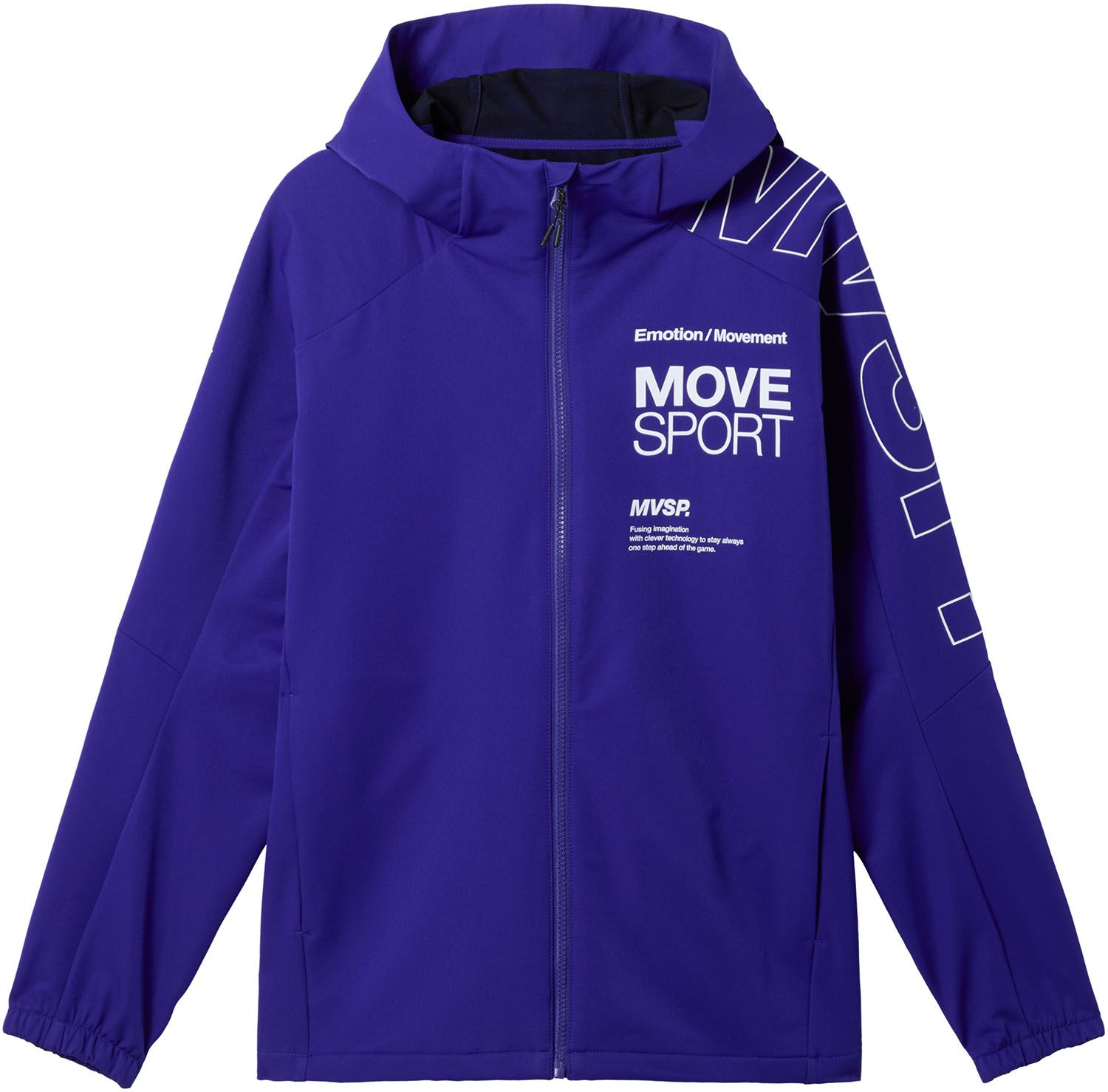 ムーブスポーツ MOVESPORT ACTIVE SUITS HEATNAVI ソフトシェル フーディー ST5FJK22M BL00 ブルー