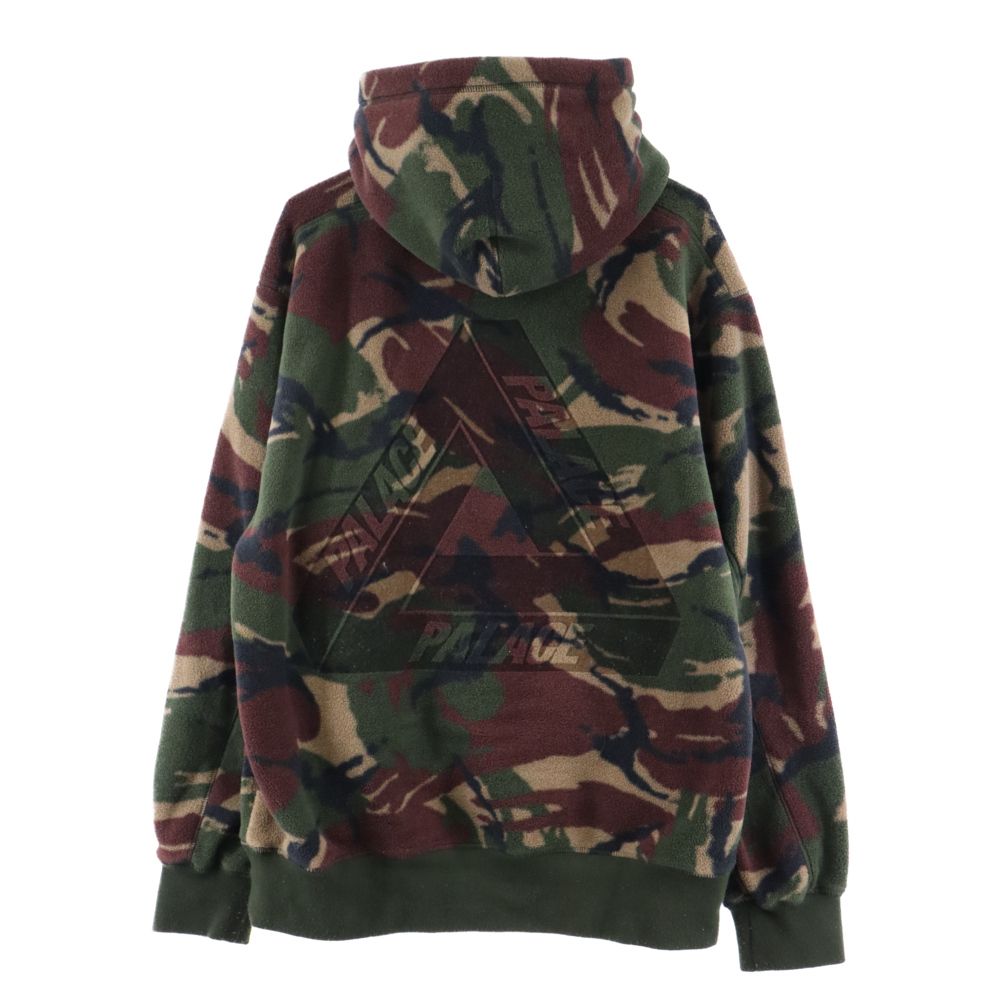 Palace Skateboards (パレススケートボーズ) 19AW POLARTEC LAZER HOOD バックロゴ フリース フーディ スウェット パーカー 迷彩