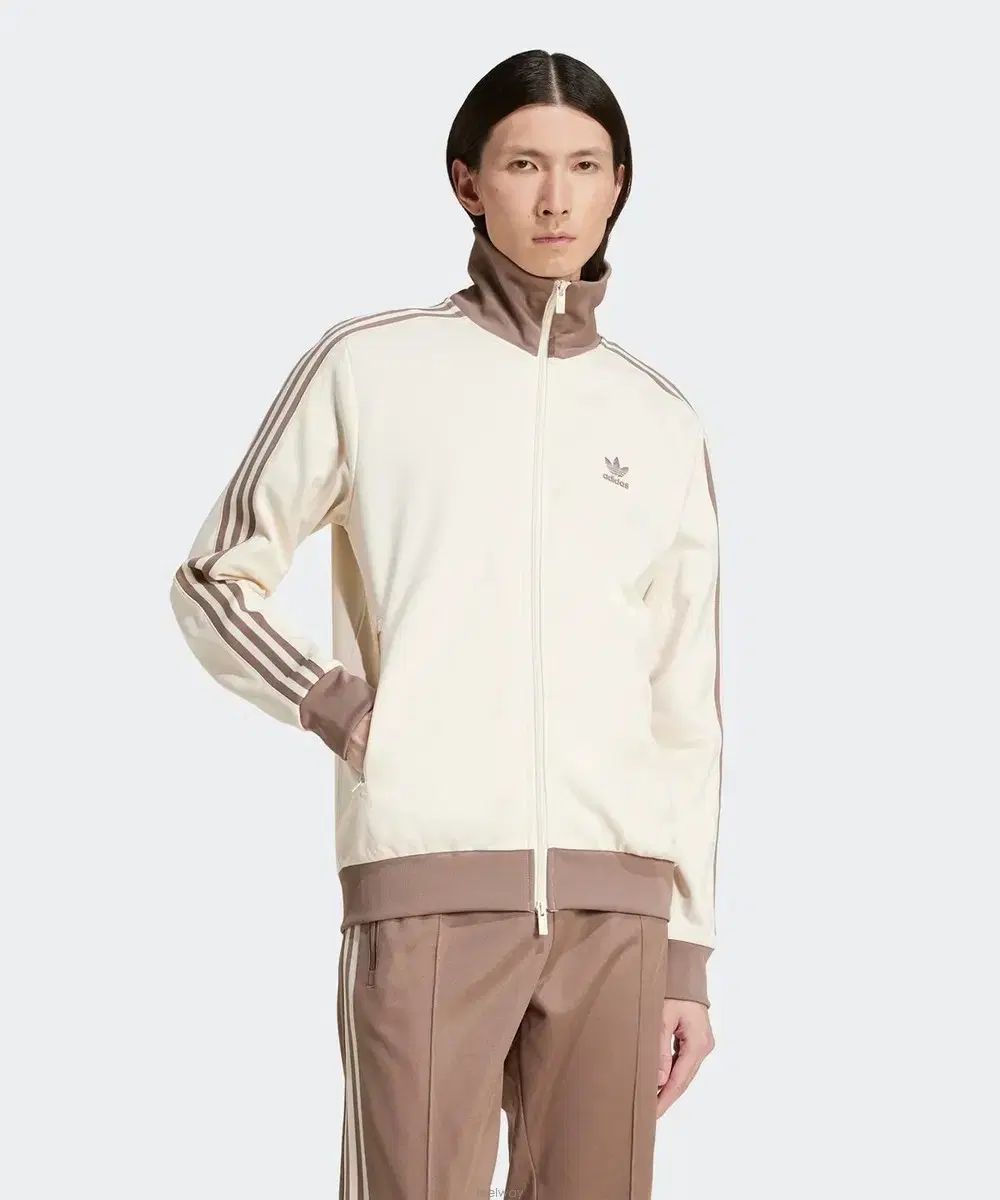 adidas アディダス アディ クラシック BECKENBAUER ベッケンバウアー トラックトップス ワンダー 白 トレース 茶色