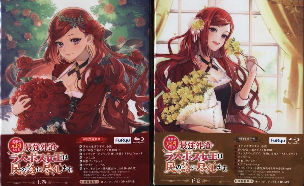 アニメBlu-ray 悲劇の元凶となる最強外道ラスボス女王は民の為に尽くします BD-BOX セット